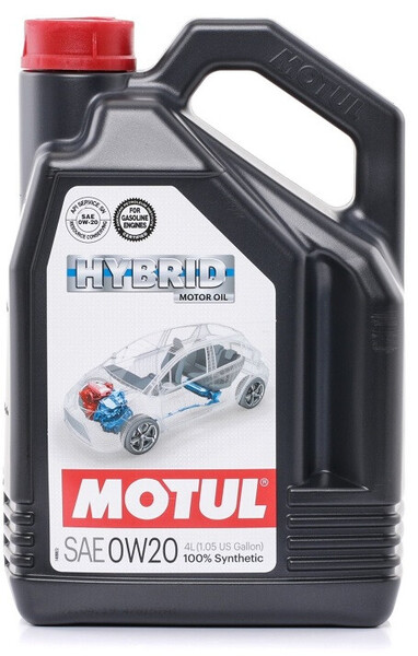 Motul 0W20 Hybrid · Aceite Kia, Nissan, Honda y Toyota Híbridos · 4 Litros