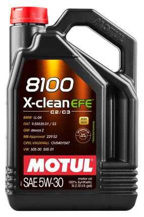 Motul 5W30 8100 X-Clean EFE C2 C3