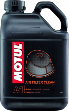 Motul A1 Air Filter Clean · Limpiador de Filtros de Espuma · 5 litros