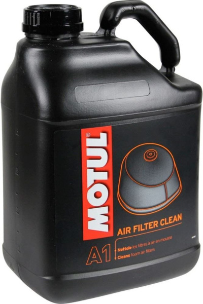 Motul A1 Air Filter Clean · Limpiador de Filtros de Espuma · 5 litros (1)