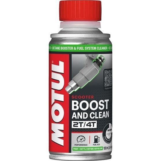 Motul Boost & Clean Moto · 2 y 4 Tiempos · Aditivo Potenciador (1)