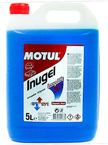 Motul Inugel Organic Tech Azul -18ºC Anticongelante LongLife