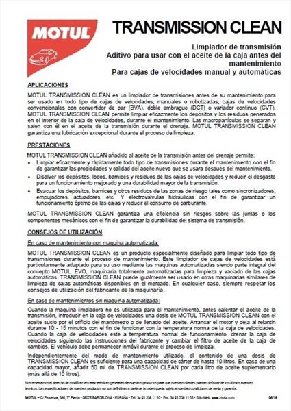 Motul Limpiador Aceite Transmisión · 500ml (1)