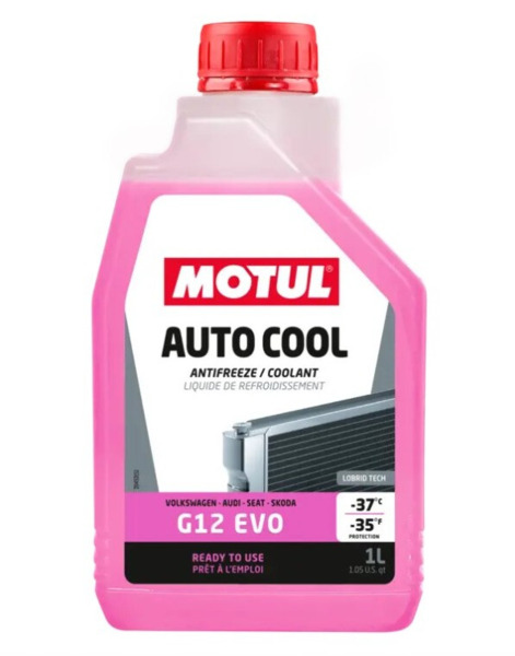 Motul Optimal G12 EVO Auto Cool Organic Tech -37ºC Nivel G12+ Rosa (1)