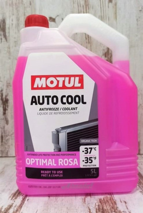 Motul Optimal Auto Cool Organic Tech · -37ºC Nivel G12+ Rosa · 5 litros
