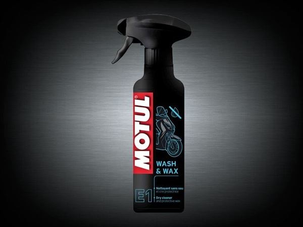 Motul E1 Wash & Wax · Lava Encera Moto · 400ml (1)