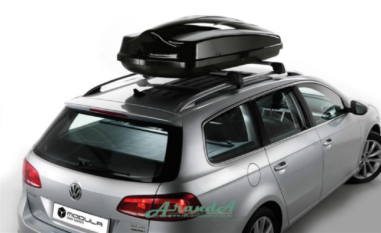 Cofre de Techo para Coche, 430 L, 190 x 78 x 37 cm Argento Metalizado :  : Coche y moto