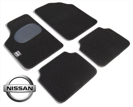 Juego de 4 Alfombras Nissan. Adaptables a medida