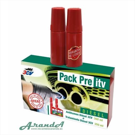 Pack Aditivos Pre Itv Diésel 3CV 2x350ml