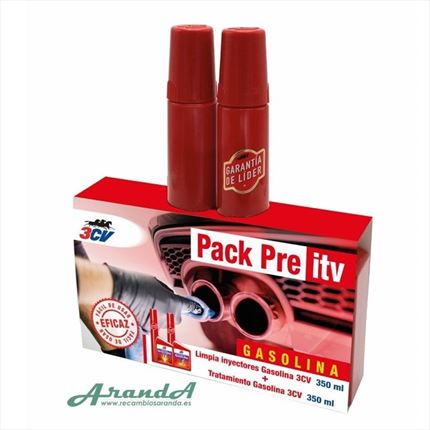 Pack Aditivos Pre Itv Gasolina 3CV 2x350ml
