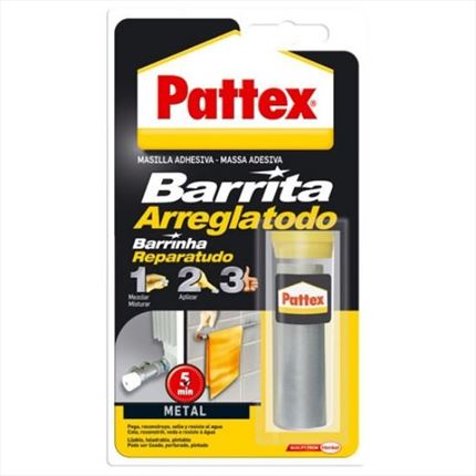 Pattex Barrita Arreglatodo Metal Gris 48g