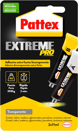 Pattex Extreme Pro · Adhesivo extra fuerte · Multiusos y multimaterial
