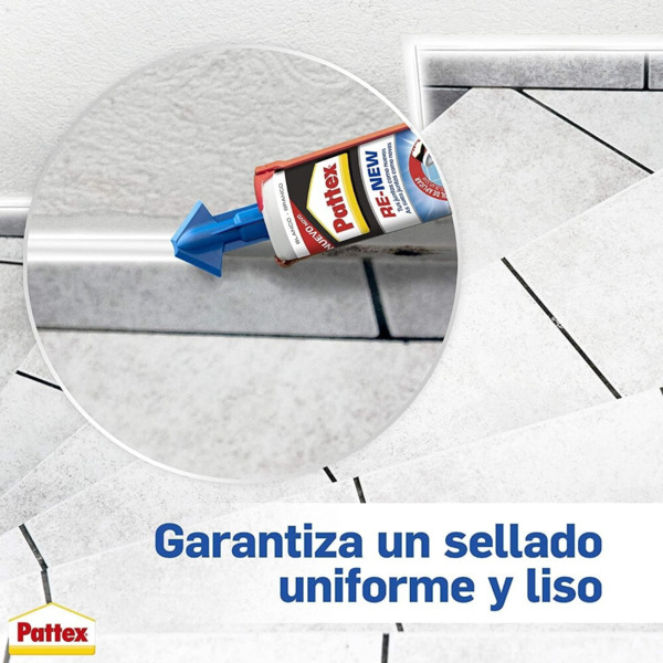 Pattex RE-NEW · Sellador blanco Juntas · Universal · Cartucho (2)