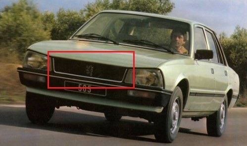 Peugeot 505 (desde 1979) Rejilla Frente