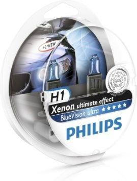 Philips H1 Xenon Bluevision Ultra Estuche 2 Bombillas