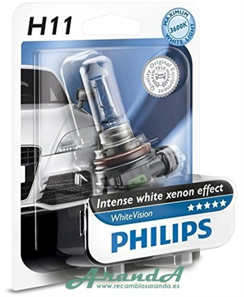 Philips H11 Whitevision +60%