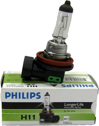 Philips H11 LongLife 12V 55W ·  Estuche 1 Bombilla