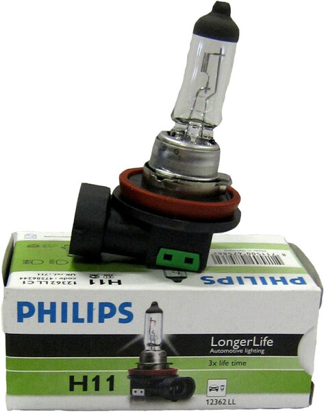 Philips H11 LongLife 12V 55W ·  Estuche 1 Bombilla