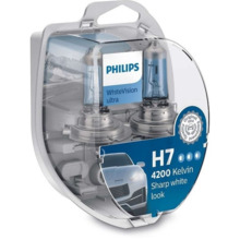 H7 Philips White Vision Ultra · Luz blanca intensa