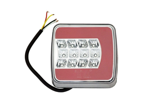 Piloto Trasero LED Derecho 10,6x10x3,5cm 12/24V