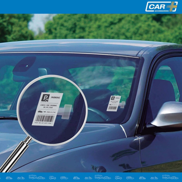 Pinza Transparente parabrisas Coche Adhesiva (3)