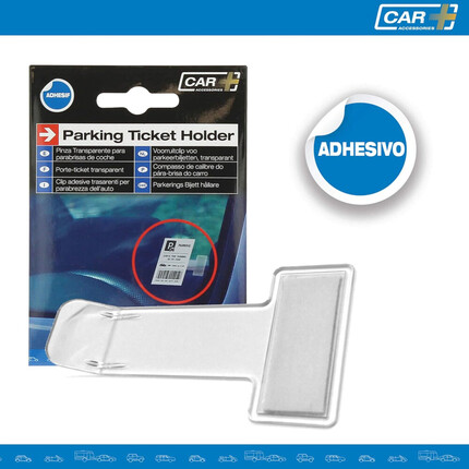 Pinza Transparente parabrisas Coche Adhesiva