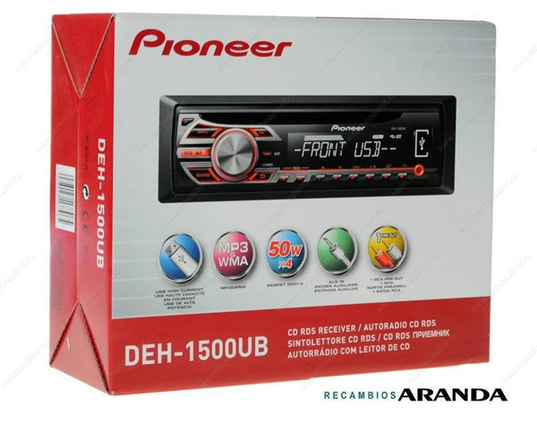PIONEER DEH-1500UB CD USB MP3