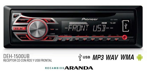 PIONEER DEH-1500UB CD USB MP3 (2)