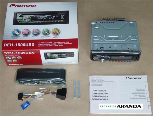 PIONEER DEH-1500UBG CD USB MP3 (1)