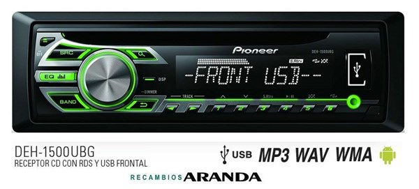 PIONEER DEH-1500UBG CD USB MP3 (2)