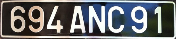 Matrículas Personalizadas en Aluminio · Colores y Medidas (8)
