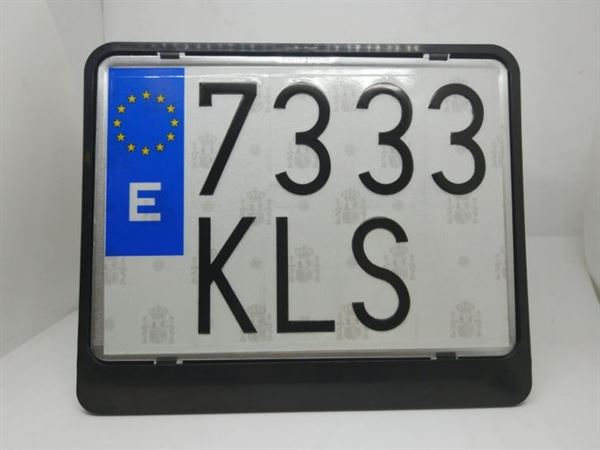 Placa Matrícula Moto Europea · Aluminio 220x160 mm (1)