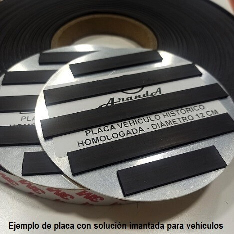 Placa VH Aluminio Clásica · Vehículo Histórico (3)