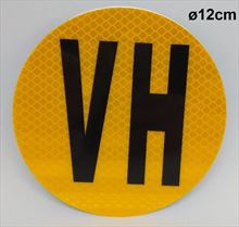 Placa VH Aluminio Clásica · Vehículo Histórico