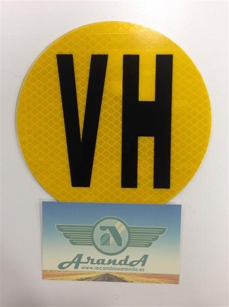 Placa VH Aluminio Clásica · Vehículo Histórico (1)