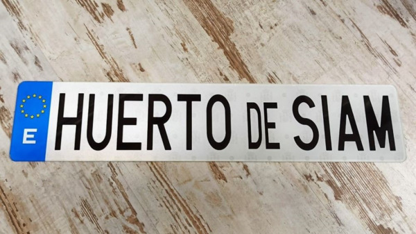 Placas de Matrícula Personalizadas · Aluminio · Colores y Medidas (5)