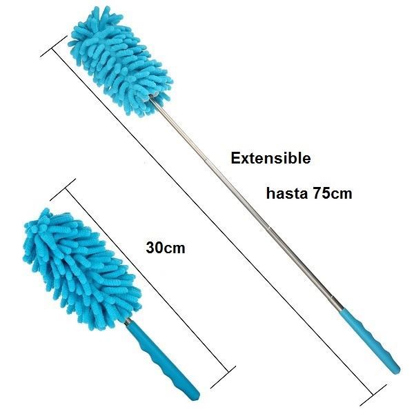 Plumero Extensible Hasta 1 Metro De Microfibra Anti Rayas