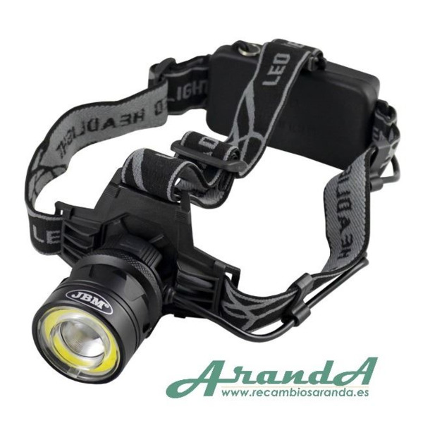 Portátil de luz frontal CREE + COB 800 Lm