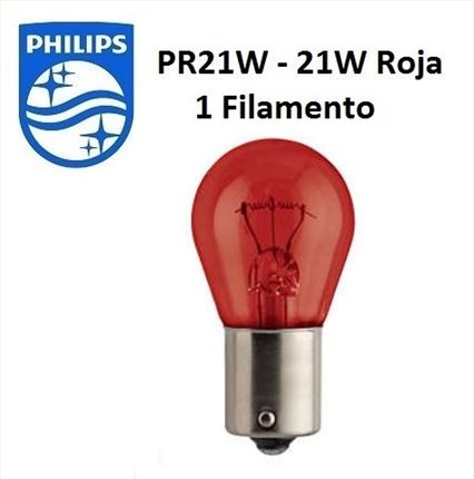 PR21W Philips Lámpara Roja 1 Polo 12V 21W