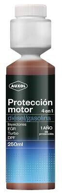 Protección Motor 4 en 1 · Diésel / Gasolina · Inyectores/Turbo/EGR · 250 ml