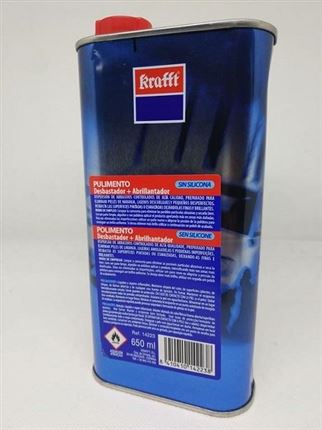 Krafft Pulimento Desbastador+Abrillantador · Sin Siliconas · 650ml
