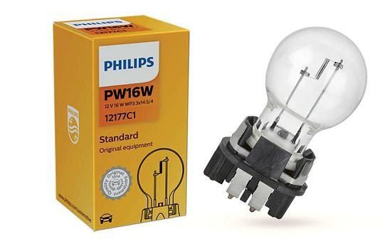 PW16W Philips Hipervision Lámpara 12V 16W