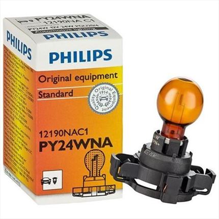 PY24W Philips Lámpara Ámbar 12V 24W