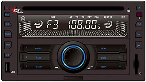 Radio coche 2Din · CD/MP3/WMA/AM-FM · 4x40W maximo
