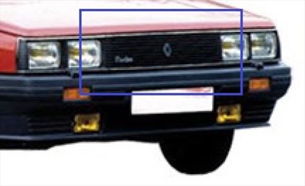 Renault R11 1983-1988 Rejilla Frente Negra