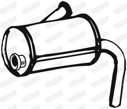 Renault R5 TS - 1.3 1974-1979 · Silencioso Anterior