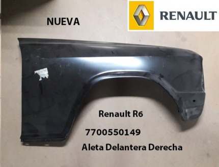 Aleta Delantera Renault R6 1968-1986 Nueva