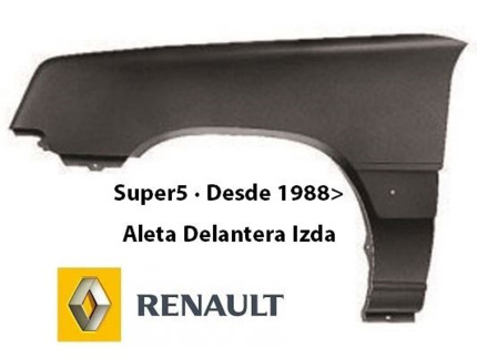 Renault Supercinco 1988-1990 Aleta Delantera Super5 2ª serie