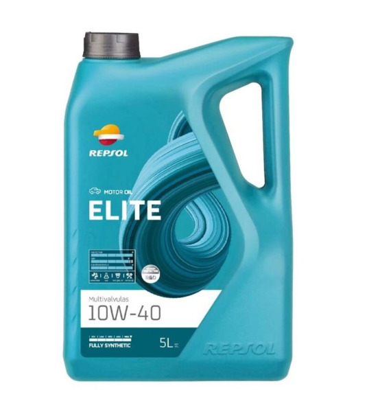 Repsol 10W40 Elite Multiválvulas · 5 Litros