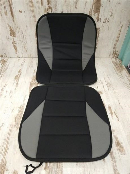 Respaldo Cubre Asiento Negro/Gris · Acolchado Foam 9mm (5)